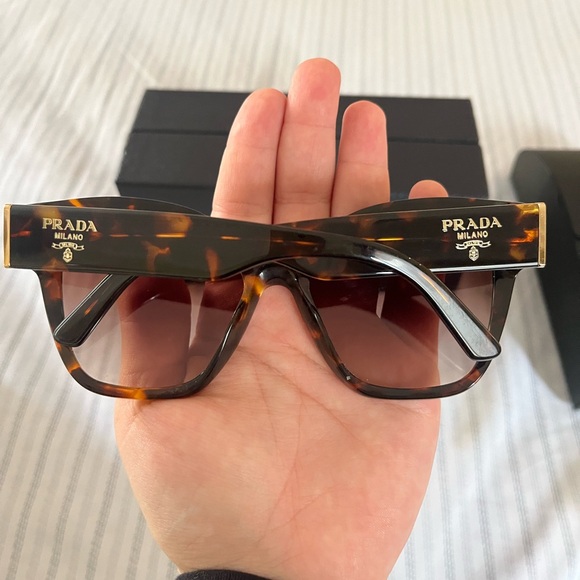 Prada Tortoise Sunglasses - Picture 6 of 9